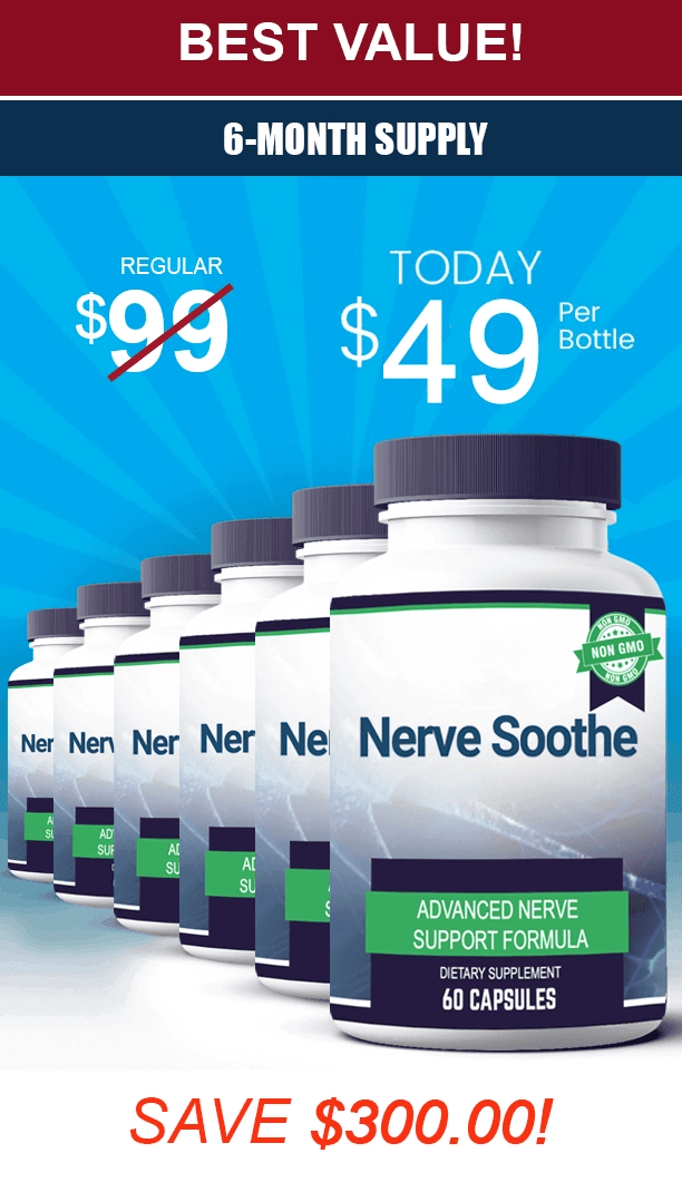 nerve soothe 3 bottles