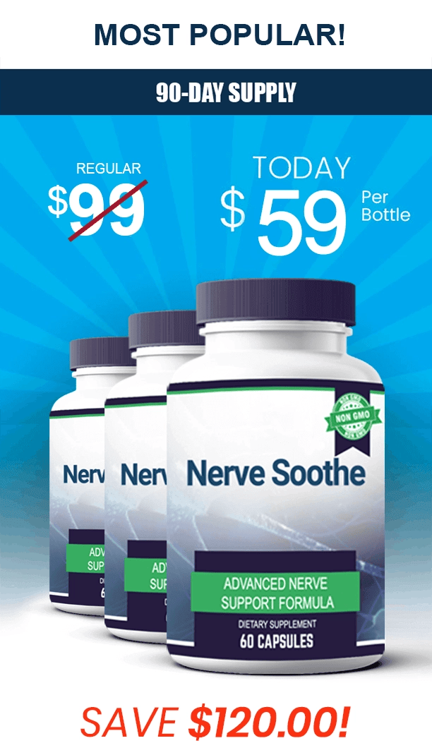 nerve soothe 6 bottles